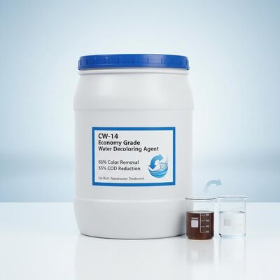 CW-14 Economy Grade Water Decoloring Agent with 85% Color Removal and 55% COD Reduction for Bulk Wastewater Treatment