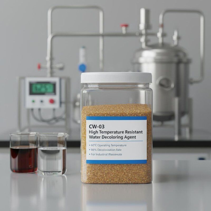 CW-03 High Temperature Resistant Water Decoloring Agent with 60°C Operating Temperature and 88% Decolorization Rate for Industrial Wastewater