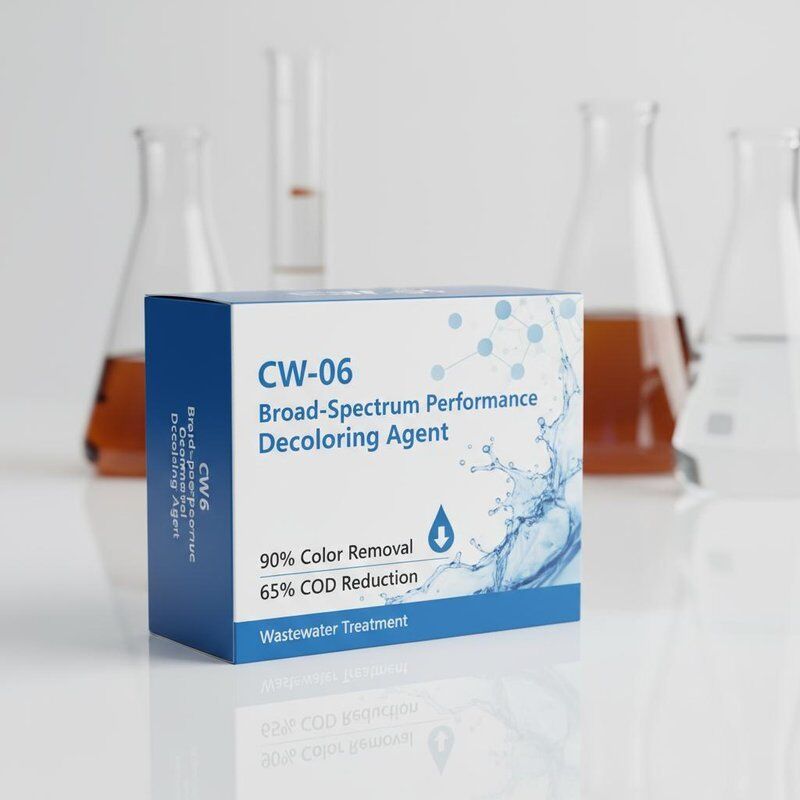 CW-06 Broad-Spectrum Performance Decoloring Agent for 90% Color Removal and 65% COD Reduction in Wastewater Treatment
